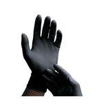 Black Latex Gloves - 10 Pairs - Small