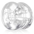 Sucking Sidekick Clear Textured Masturbator - 1.25 inch