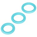 Neon Nights Glow In The Dark Cock Rings - Set Of 3