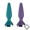 Satisfyer Plug-ilicious 1 App Controlled Rechargeable Butt Plug - GREEN