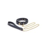 Bondage Couture - Collar and Leash - Blue