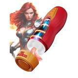 Solara Fire Sorceress Thrusting, Heating and Vibrating Virtual Reality Masturbator - Red