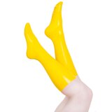 Seamless Rubber Socks in Yellow