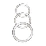Enhancer Silicone Cock Rings - Clear