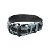 Bulldog Bondage Collar Black/Grey - One Size