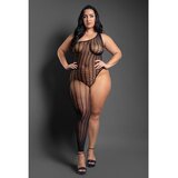 Killin' It Asymmetrical Footless Bodystocking - Queen Size