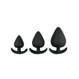 Black Anchor Buttplug Set