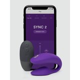 We-Vibe Sync 2 Purple Remote Control and App Rechargeable Couple's Vibrator - Purple