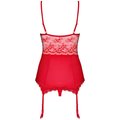 Obsessive Lovica Chemise Corsage Set - Red - S/M