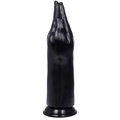 The Confessional Monster Dual Hand Black Dildo - 12.5 Inch