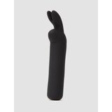 Happy Rabbit Rechargeable Rabbit Ears Bullet Vibrator - Black