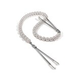 Nixie Pearl Drop Tweezer Nipple Clamps - Silver
