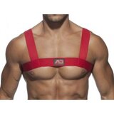 ADDICTED Basic Elastic Fetish Harness - Red