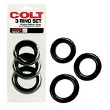COLT 3 Ring Multi Size Cock Ring Set - Enhance Your Pleasure