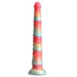 Colours - Stacked - 12" Dildo - Red/Gold