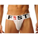 FIST Logo Jockstrap - White