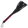 Red Lash Luxury Flogger Whip - 15 Inch