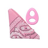 ROCK SOLID The Code - Silicone C-Ring with Bandana - Pink
