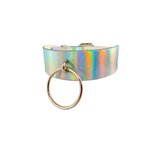 Wide Collar With 2 Inch O Ring - Iridescent