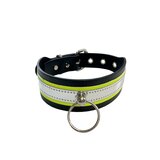 Neon Yellow Contrast O Ring Collar