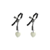Bound Glow in the Dark Nipple Clamps - G3 - Gunmetal