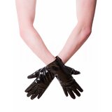 PVC Short Gloves in Black