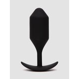 b-Vibe Snug Plug 4 XL Weighted Silicone Butt Plug 5 Inch - Black