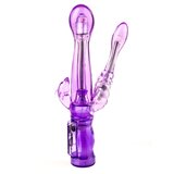 Double Fun Intimate Tease Purple Vibrator
