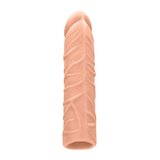 RealRock Penis Sleeve - 7" - Vanilla