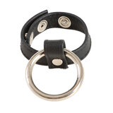 Leather C&B Strap With Metal Cock Ring