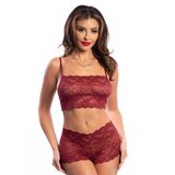 Seamless Lace Bralette and Boyshort Set - Small/Medium