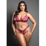 Zipper Bralette and Panty - Queen Size