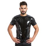 Men's PVC Revolution Shoulder Zipper T-Shirt