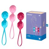 Satisfyer V Balls Double 6 Inch Kegel Ben Wa Set of 3