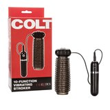 COLT 10 Function Vibrating Stroker: Smoke Vibrating Stroker for Ultimate Pleasure