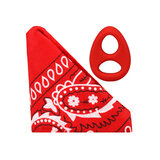 ROCK SOLID The Code - Silicone C-Ring with Bandana - Red