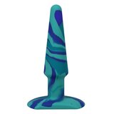 A-Play - Groovy - Silicone Anal Plug - 5" - Ocean