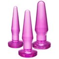 Gentle Introduction Purple 3 Piece Butt Plug Training Set