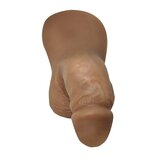 3.6" Silicone Packer Dildo - Caramel