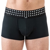 LHM Black Studded Boxer Shorts