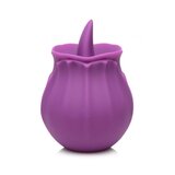 Bloomgasm Wild Violet Licking Silicone Stimulator - Purple