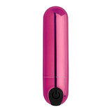 10X Vibrating Metallic Bullet - Pink