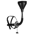 Ouch! Xtreme Head Harness Funnel Gag with Plug Stopper