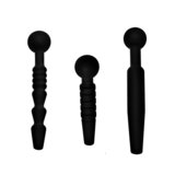 Dark Rods 3 Piece Silicone Penis Plug Set