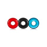 Ringer Cockring 3 Pack - Small - Multi-Color