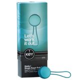 Key by Jopen Stella I Single Kegel Balls Love Eggs Exercise Dual Set Blue