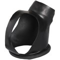 Fantasy Rubber Penis Cuff - Black