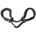 Get Knotty Black Rope Handcuffs