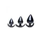 Triple Spades 3 Piece Anal Plug Set