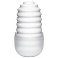 Groovy Grip White Ecstasy Masturbator - 4.25 Inch